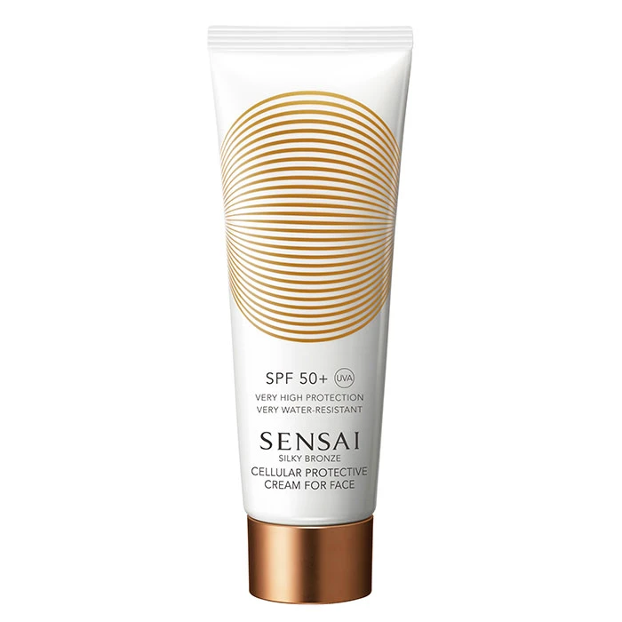 Silky Bronze Cellular Protective Cream for Face SPF50+ Sensai Silky Bronze Cellular Protective Cream For Face SPF50+ -Maquillaje Cuidado Tienda 190996 f