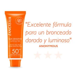 Lancaster Sun Sensitive Oil-Free Milk Fluid SPF50 -Maquillaje Cuidado Tienda 197905 5
